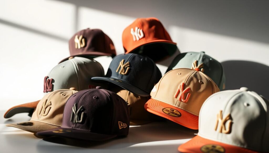 Baseball heritage hats collection