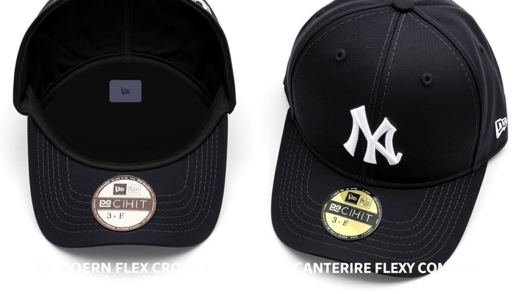 New Era 39THIRTY Retro Crown comparison